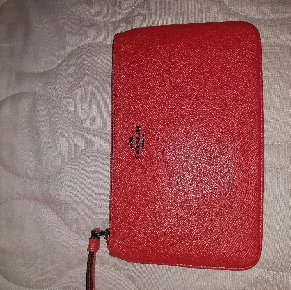 Red Coach Wallet